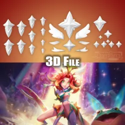 Accessoires Star Guardian Neeko League of Legends Fichiers STL