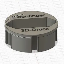 Adapter flat plug (Euro plug) to round plug (Schuko plug)