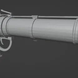 Arcane Jinx Revolver League Of Legends 3D Print Model