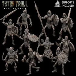 Armoured Skeleton Pack [Pre-Supported]