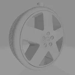Audi Fat Fives KeyChain Rim