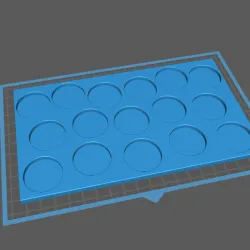 Base for 16 32mm bases
