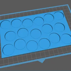Base for 17 32mm bases