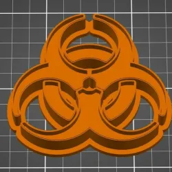 Biohazard Cookie Cutter