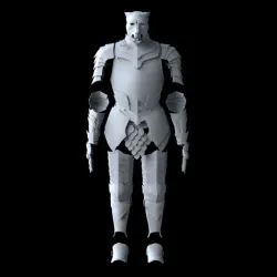 Blaidd Elden Ring Full Body Wearable Armor With Sword for 3D Printing