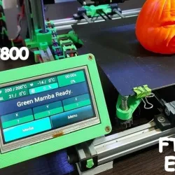 Casing for 3D printer display with ConnectEVE (FTDI EVE/FT800)
