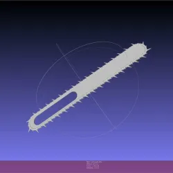 Chainsaw Man arm blade printable assembly