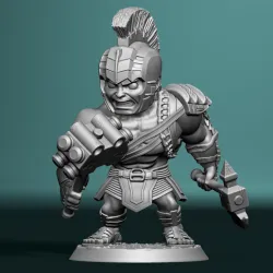 chibi gladiator hulk marvel united