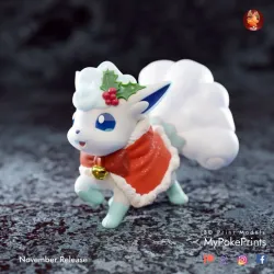 Christmas Alolan Vulpix - pre-supported figure