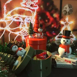 Christmas candy storage box
