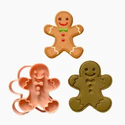 CHRISTMAS - GINGERBREAD MAN COOKIE CUTTER STAMP