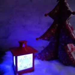 CHRISTMAS LIGHT BOWL LANTERN