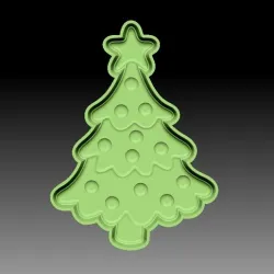 CHRISTMAS TREE BATH BOMB MOLD
