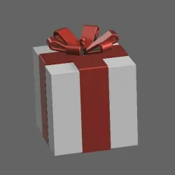 Christmas tree decoration box