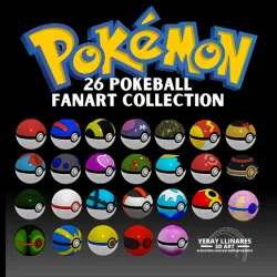 Complete collection of 26 Pokémon Pokeballs