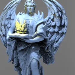 Crown Angel Statue 2
