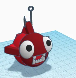 cute fish keychain