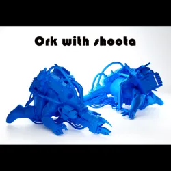 DAMAGED ORK WITH SHOOTA (WARHAMMER 40 000)