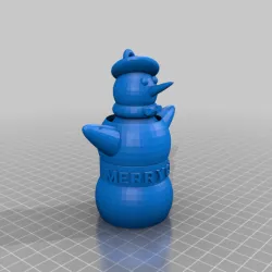 Dancing snowman ornament