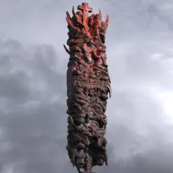 Dantes Inferno Hell Cube Sculpture 5