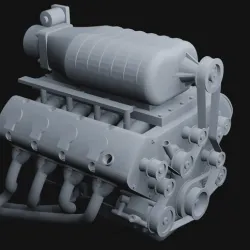 DOHC V8 engine