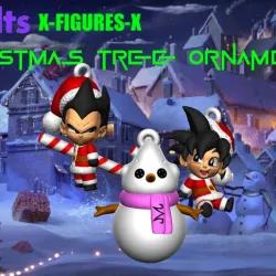 DRAGON BALL CHRISTMAS TREE ORNAMENTS