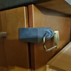 Drawer lock with padlock