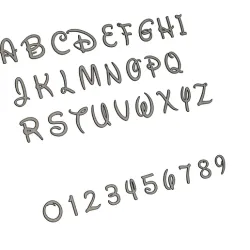 Dysney 2D Alphabet