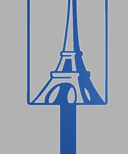 Eiffel Tower Cake Topper