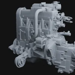 engine with lada gearbox