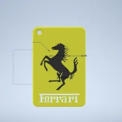 FERRARI KEYCHAIN - PORTACHIAVI FERRARI