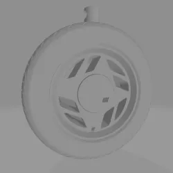 Fiat Uno SCR KeyChain Rim