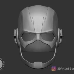 Flash Mask From The Flash - Fan Art 3D print model