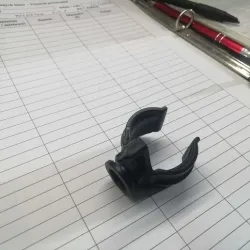 Flashlight holder on helmet Gallet, Drager
