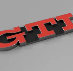 Front GTI Logo mk3
