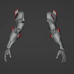 Genji Oni Skin only Arm from Overwatch