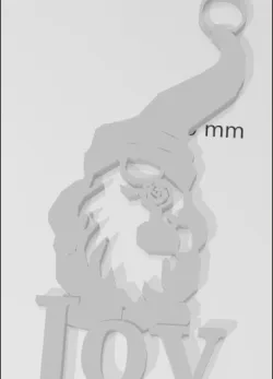 Gnome Christmas ornament 2