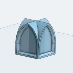 Gothic Dragon's teeth tank trap