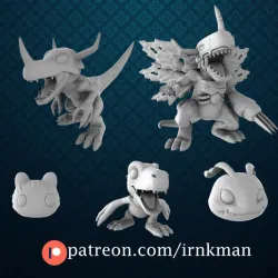 Greymon Evolution Line (Digimon)