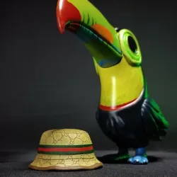 Gucci hat Kawaii toucan 3D print model 3D print model
