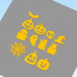 Halloween shapes for brooches