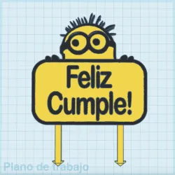 Happy Birthday Topper! Minions