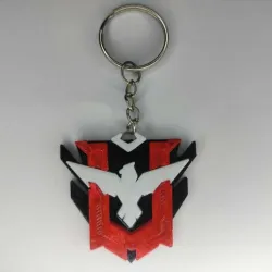 heroic free fire keychain