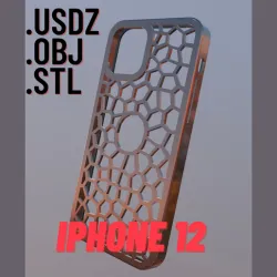 IPHONE 12 CASE CELL PATTERN