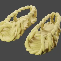 Jipsin - Straw Sandal Shoes