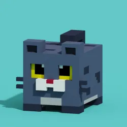 Kawaii Voxel Kitty
