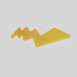 Keychain tail pikachu