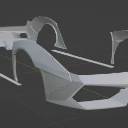 Lamborghini Gallardo Liberty Walk kit