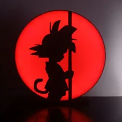 Led Goku Dragon Ball Poster
