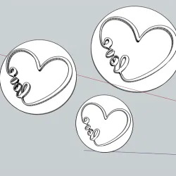 Love Heart cookie stamp ipression cake design decoration cuople valentin wedding elegant boy girl